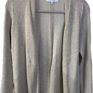 Verve Ami Light Beige Cardigan. Womens‎ size M. NWOT-blemish on sleeve